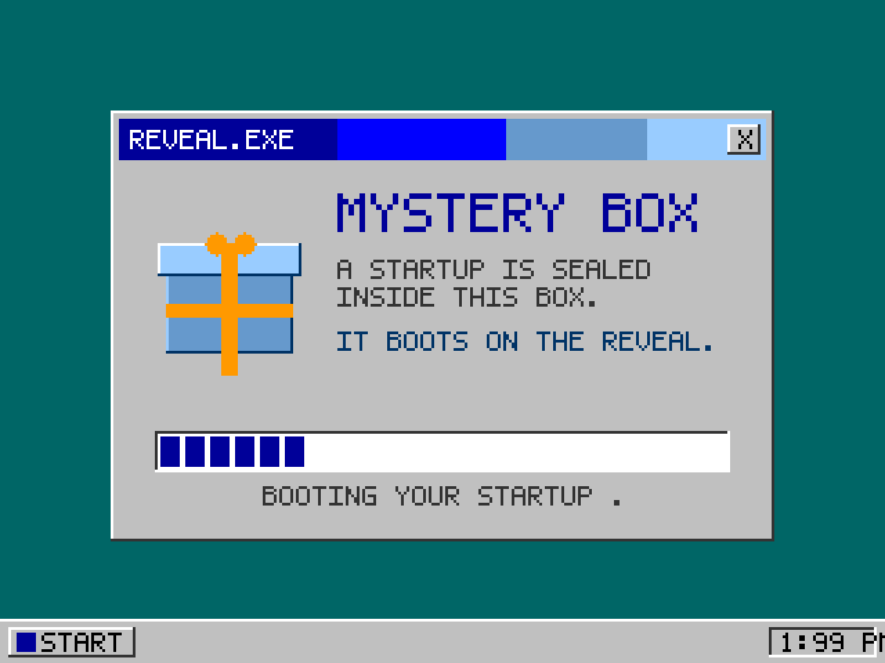 The mystery box that every startup shows before it is revealed