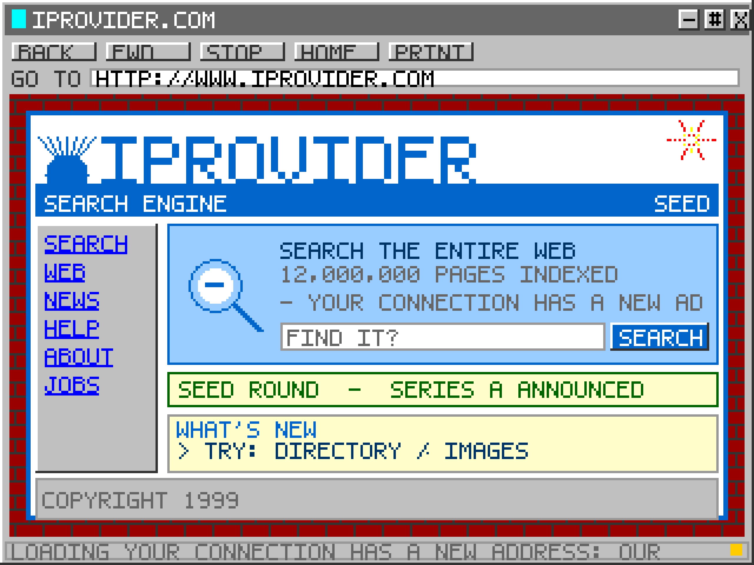 iProvider, pre-crash